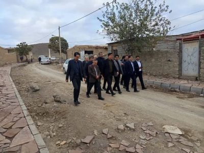 بازدید معاون امور دهیاری‌های کشور از پروژه‌های عمرانی روستاهای شهرستان مرزی کلات نادری