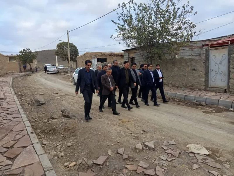 بازدید معاون امور دهیاری‌های کشور از پروژه‌های عمرانی روستاهای شهرستان مرزی کلات نادری