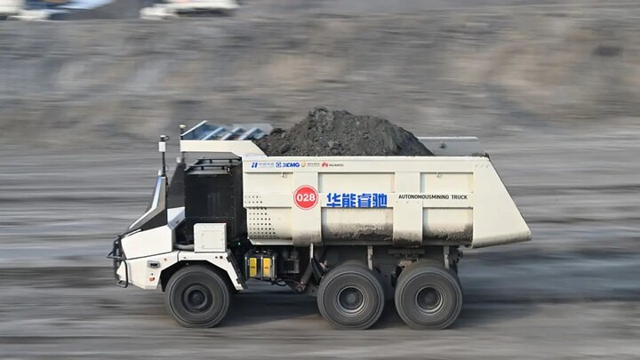 کامیون های معدن خودران با اینترنت۵G در چین آزمایش شدند