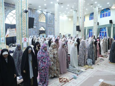 برگزاری مراسم معنوی اعتکاف ویژه دختران نوجوان در مسجد جامع خرمشهر موزه ملی انقلاب اسلامی و دفاع مقدس