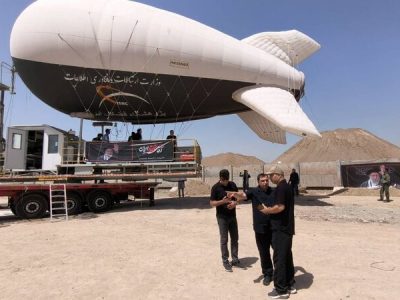 ارتقای ارتباطات مراسم وداع با رهبر شهید با بالن ارتباطی